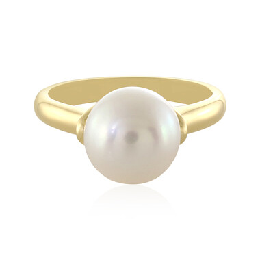 Zilveren ring met een zoetwater kweekparel