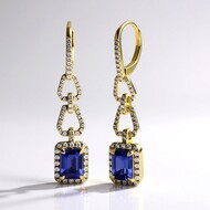 Orecchini in oro con Tanzanite AAA (CIRARI)