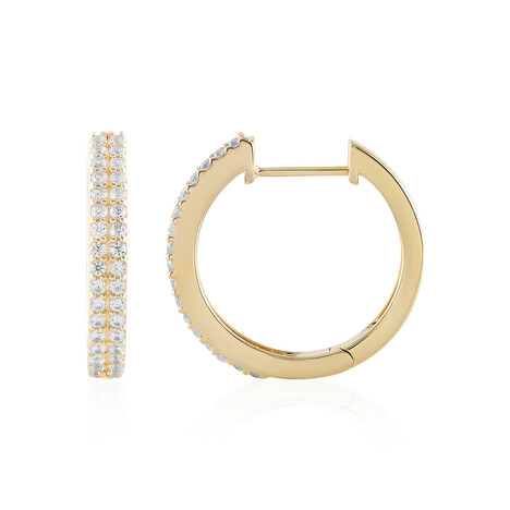 Zirkon-Silberohrringe