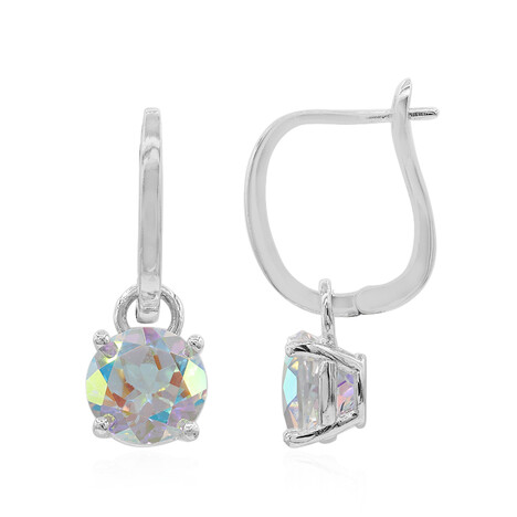 Mondlicht-Topas-Silberohrringe