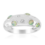 Australischer Opal-Silberring