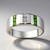 Russian Diopside Silver Ring