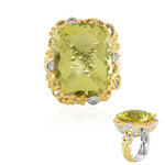 Anillo en plata con Cuarzo del Ouro Verde (Gems en Vogue)