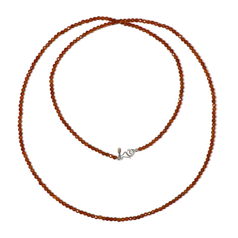 Collar en plata con Granate Hesonita