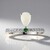 Anello in argento con Opale Bianco