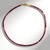 Collana in argento con Tormalina Rosa Nigeriana