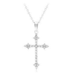 Zircon Silver Necklace