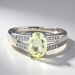 Anello in argento con Ortoclasio