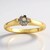 Anello in oro con Diamante Champagne d'Argyle SI2 (de Melo Gold)
