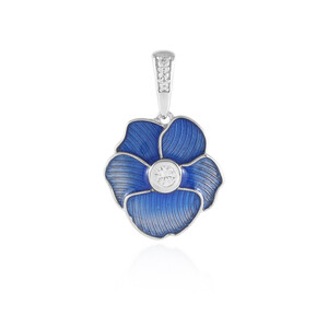 Ciondolo in argento con Zircone (Adela Silber)
