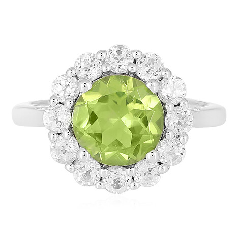 Bague en argent et Péridot