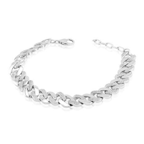 Bracelet en argent et Zircon