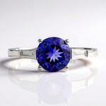 Anello in oro con Tanzanite AAA (CIRARI)