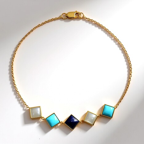 Bracciale in argento con Sodalite