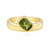 Zilveren ring met een vesuvianiet