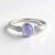 Anello in argento con Tanzanite
