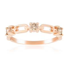 Anillo en oro con Diamante rosa de Francia de Argyle SI1 (Annette)