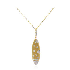 Gouden halsketting met I1 (H) Diamanten (CIRARI)