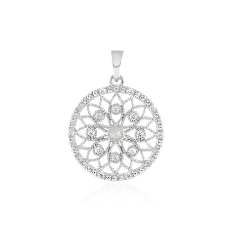 Welo-Opal-Silberanhänger