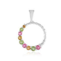 Colgante en plata con Turmalina rosa de Brasil (de Melo Essence)