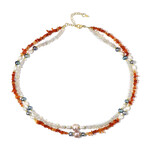 Collana in argento con Perla d'Acqua Dolce Pesca (Riya)