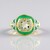 Anello in argento con Ametista Verde