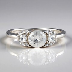 Anello in argento con Zircone