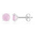 Lilac Quartz Silver Earrings