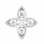 9K SI1 (G) Diamond Gold Pendant (Annette)