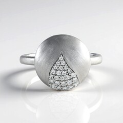 Anello in argento con Zircone