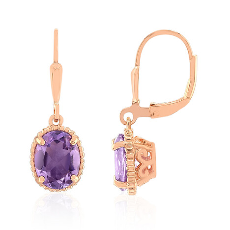 Amethyst-Silberohrringe