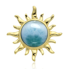 Larimar-Silberanhänger