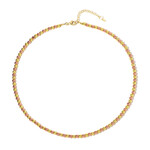 Collana in argento con Ematite Dorata