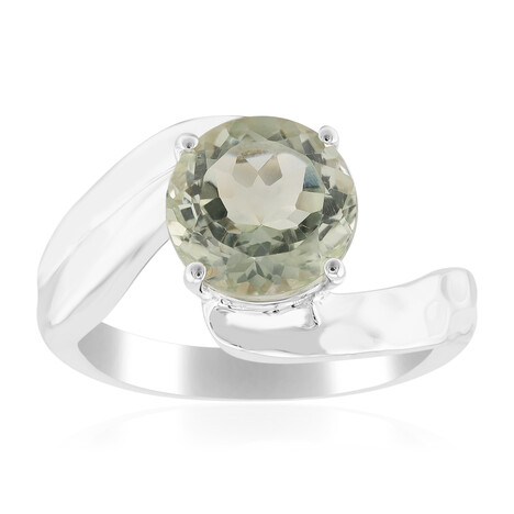 Anillo en plata con Amatista verde (Pallanova)