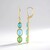 Orecchini in argento con Larimar (KM by Juwelo)