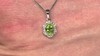 Colgante en plata con Peridoto de Arizona