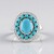 Anello in argento con Turchese Sleeping Beauty