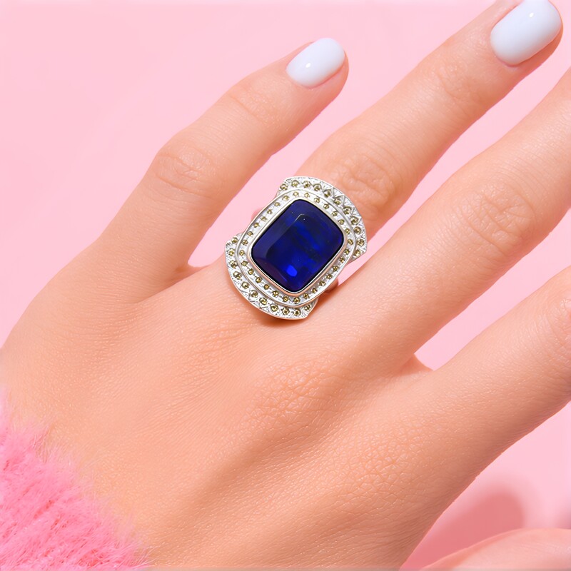 Lapislazuli-Silberring (Annette classic)