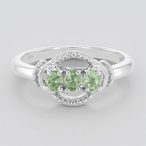 Bague en argent et Tourmaline Paraïba