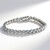 Bracciale in argento con Topazio Bianco