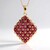 Collana in argento con Rubino del Madagascar