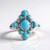 Bague en argent et Turquoise Sleeping Beauty