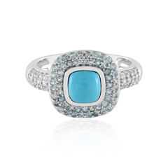 Anello in argento con Turchese Sleeping Beauty (de Melo)