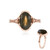 Anello in argento con Labradorite Ramata Maniry (KM by Juwelo)