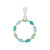 Blue Apatite Silver Pendant