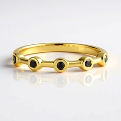 Anello in argento con Diamante Nero