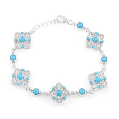 Zilveren armband met Sleeping Beauty Turkooisen (Faszination Türkis)