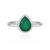 Green Onyx Silver Ring