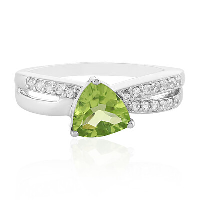 Anello in argento con Peridoto