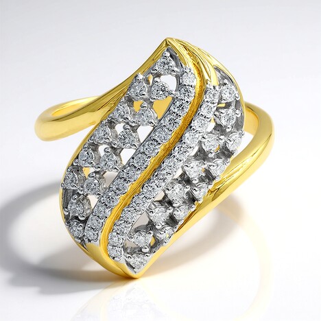 Anello in oro con Diamante SI1 (G) (Annette)